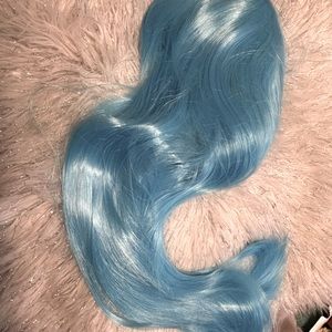 Blue wig brand new synthetic hair